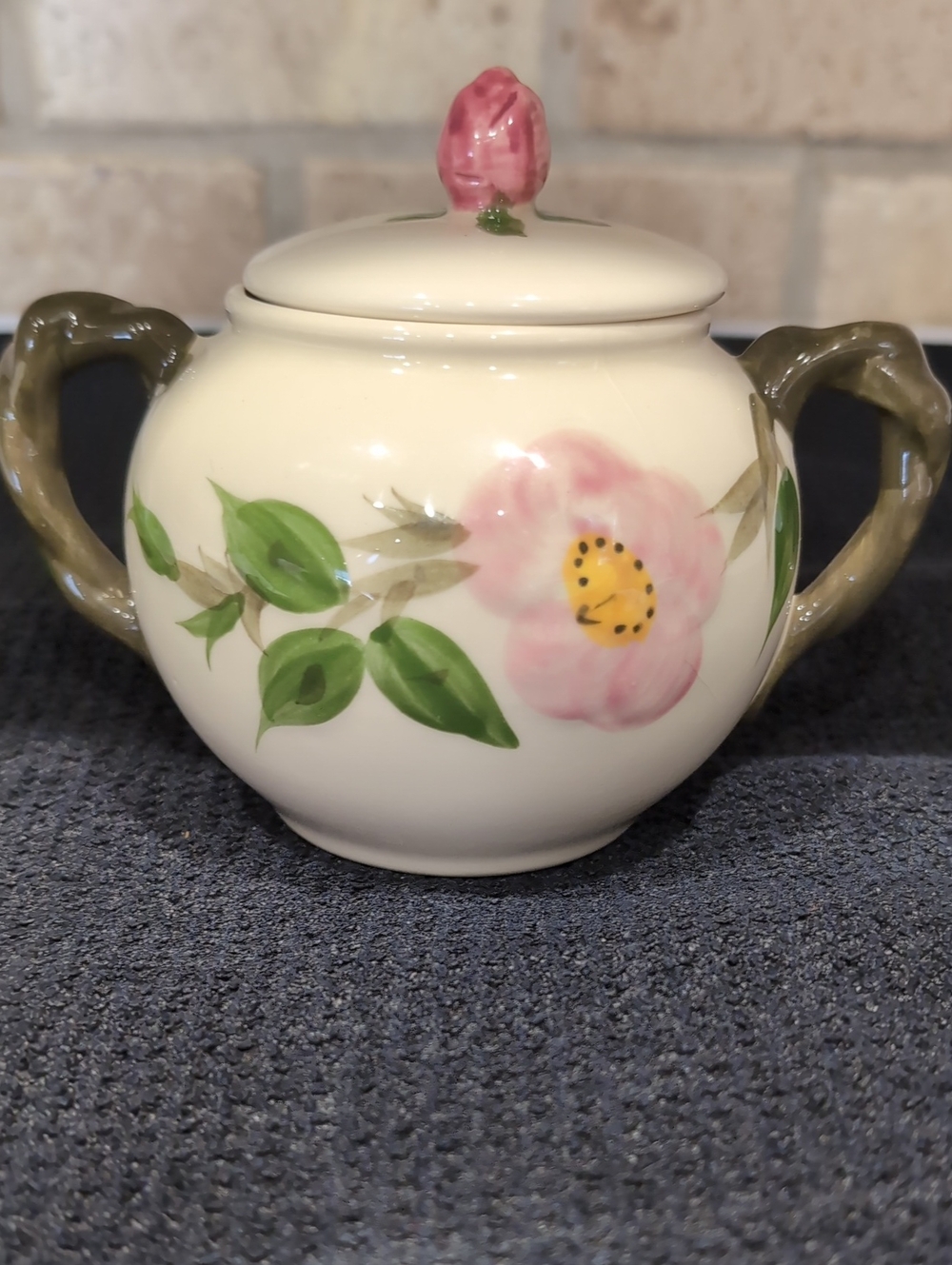 Franciscan Desert Rose Sugar Bowl With Lid